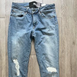 Love moschino blue skinny jeans 27